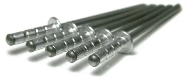 Aluminum Multi Grip Pop Rivets 1/8 Diameter (#4) Blind Rivets - 4-3 through 4-5