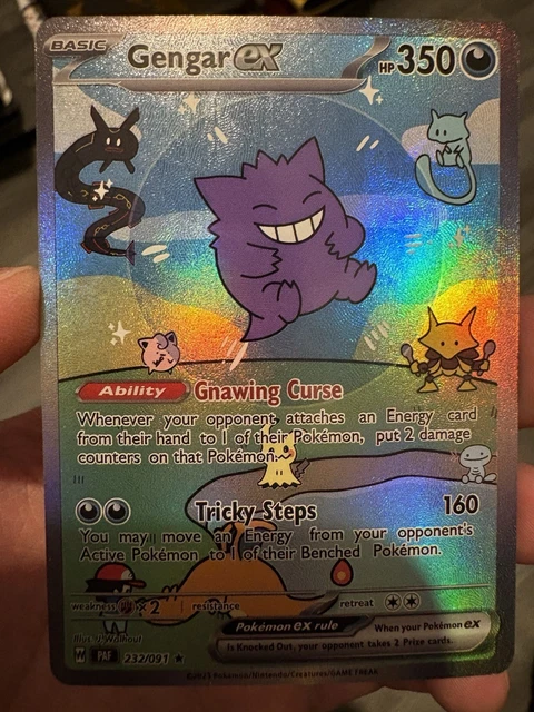 Carte Pokémon Ectoplasma EX 34/119 – Ultra Rare, 170 PV, Vigueur Spectrale – Version FR, Neuve, Dès 3 Ans