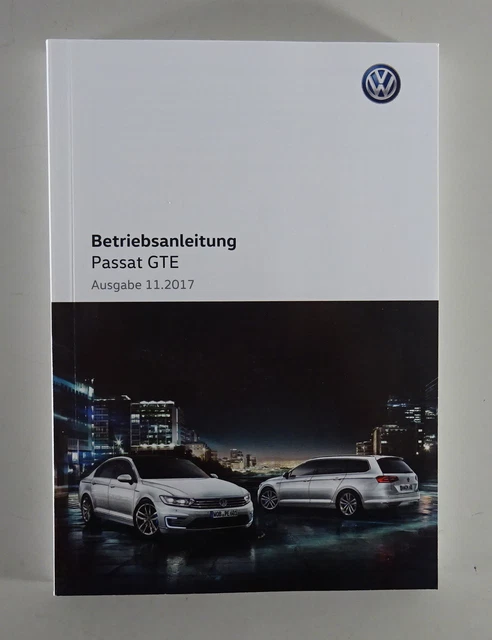 Betriebsanleitung VW Passat GTE / B8 Typ 3G Stand 11/2017