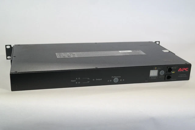Apc Ap7721 Rack-Mount 12-Output Transfer Switch/Ats+Amp Meter&Network 230V/208V
