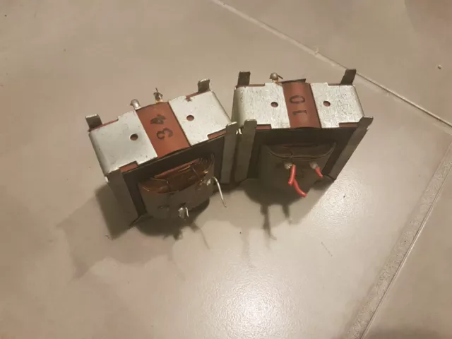 A pair of vintage Philips single ended output transformers 7kohm - 8 ohm