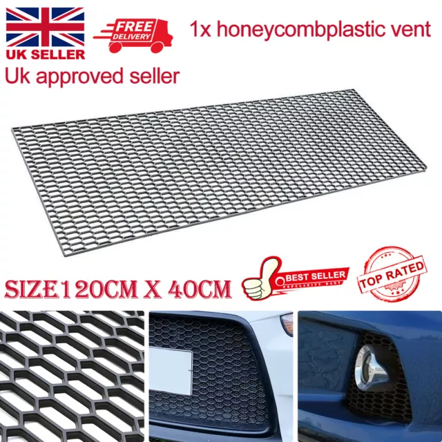 Aluminium Mesh Grill, 100 x 33 cm, Painted Hole Racing Grille for