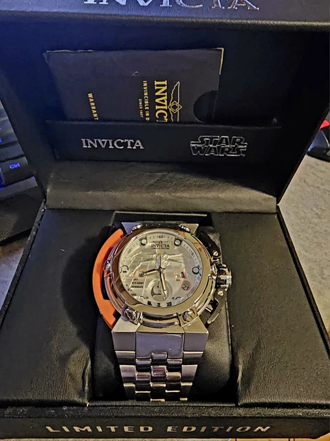 INVICTA 26718 STAR Wars Rebel Alliance X Wing Silver Tone Swiss Mvt LE Watch 360.00 PicClick