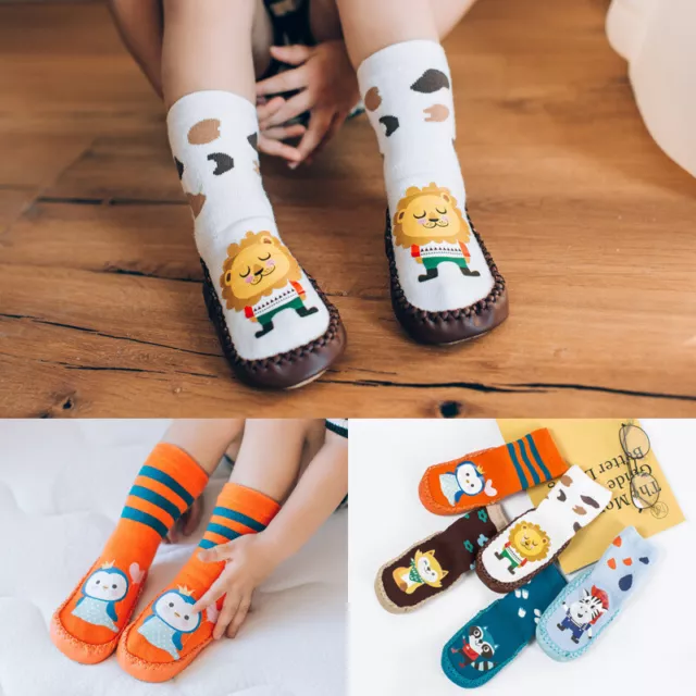 Pantofole antiscivolo bambini bambini bambini bambine calze di cotone inverno caldo