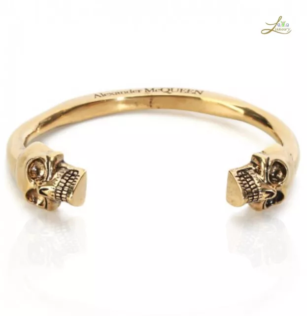 Alexander Mcqueen Twin Skull Bangle