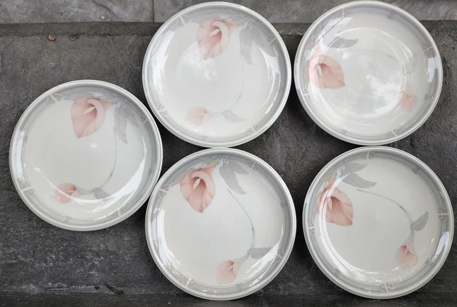 Vintage (5)Noritake Keltcraft Misty Isle Eternal Blush Salad Plates