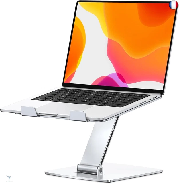 Support Ordinateur Portable Vertical Bewahly - Aluminium Réglable, Pour MacBook, Surface, HP, Lenovo, Etc.