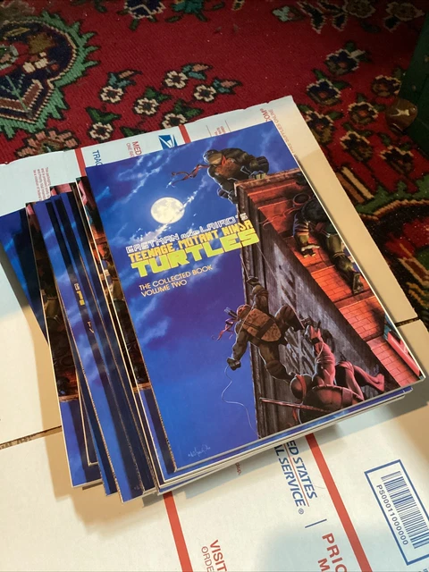 1990 MIRAGE TEENAGE MUTANT NINJA TURTLES COLLECTED BOOK VOLUME #2 Lot Of 10 TMNT