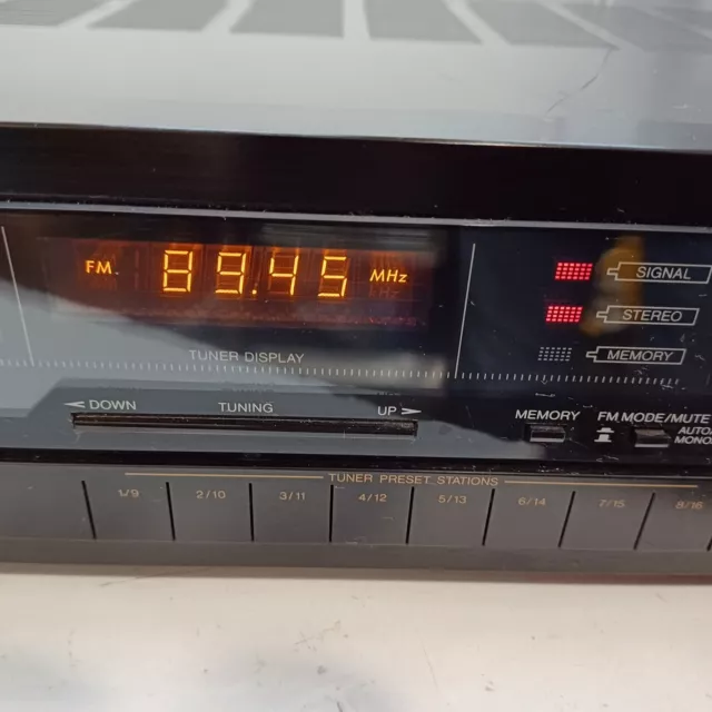 JVC RX-150 FM/AM Digital Synthesizer Receiver TESTED Quartz Lock 8 ohmn 2