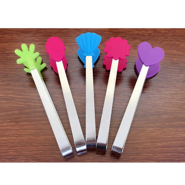5 pz pinze frutta pinze barbecue pinze decorative pinze per friggere antipasti pinze