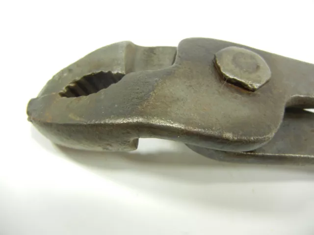 Vintage KRAEUTER USA tool, 9-1/2 inch Bent nose Slip Joint Pliers J429 8