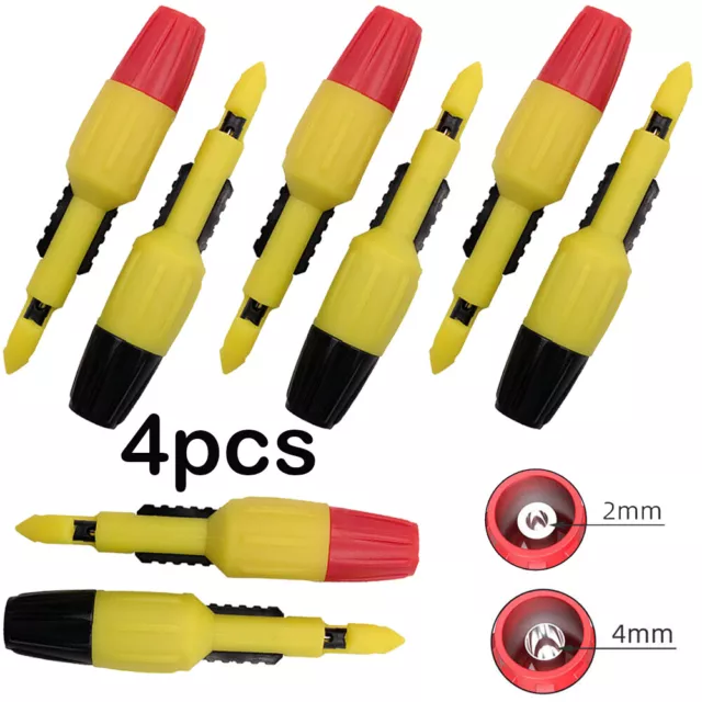 4x Insulation Wire Piercing Puncture Probe Test Hook Clip with 2mm/4mm Socket 3