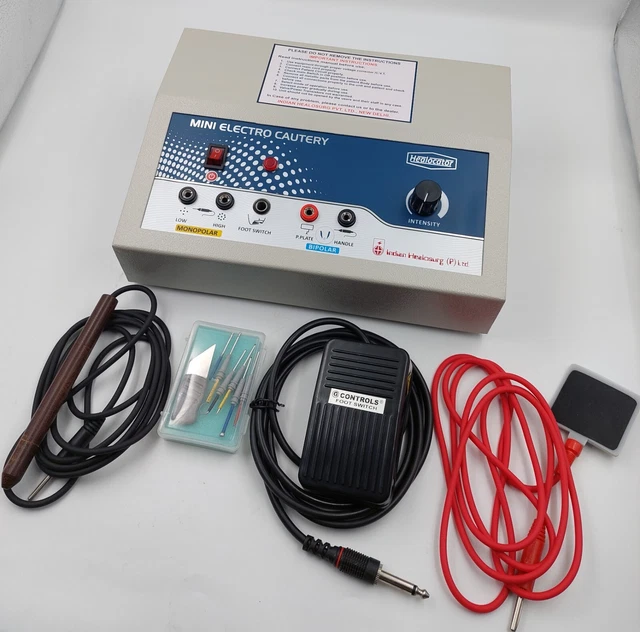 Digital Electro Surgical Diathermy Unit Monopolar Bipolar Skin Cautery Machine