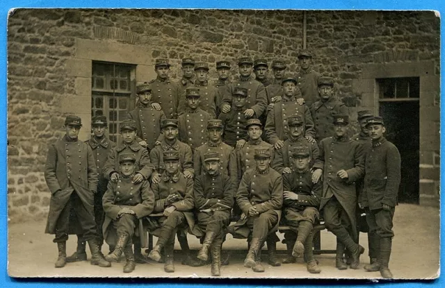 CPA PHOTO : Soldats du 154° Régiment d'Infanterie / Guerre 14-18