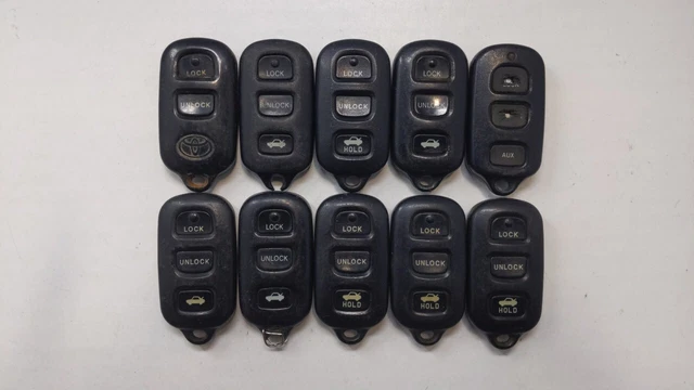 Lot of 10 Toyota Keyless Entry Remote Fob GQ43VT14T | HYQ12BAN YWB7P