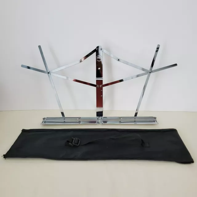 Hamilton KB70 Desk Top Music Stand Chrome with Bag