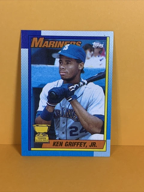 Ken Griffey Jr 1990 Topps Baseball #336 All Star Rookie Trophy Card