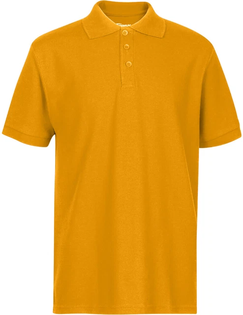 DDI 1982514 Premium Gold Men&apos;s Polo Shirt - Size 2XL Case of 6