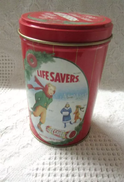 Vintage 1991 Limited Edition Lifesavers Holiday Keepsake Tin
