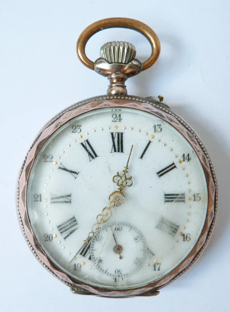 Lot De Montres Gousset (de Poche) En Argent/métal - À Restaurer - Occasion - Pour Collectionneurs