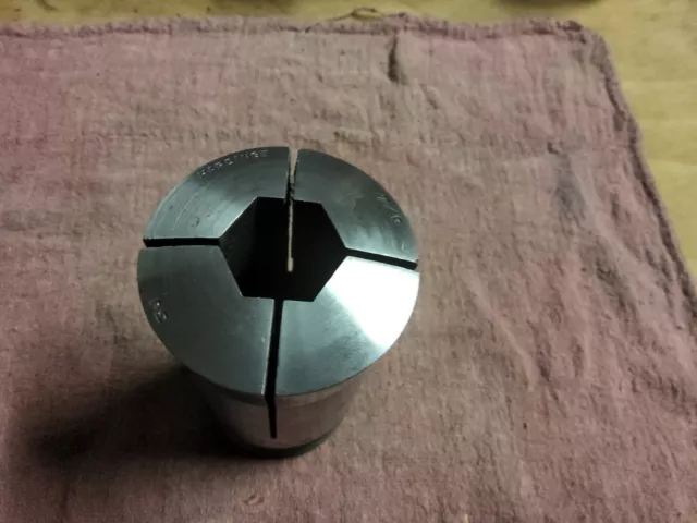 Hardinge 3J Collet 7/8" Hex, NO  Internal Threads .875 HEXAGON 3J Collet