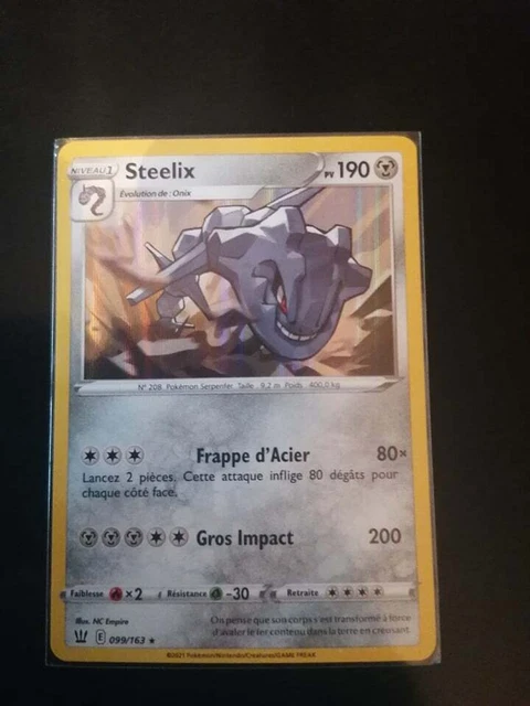 Pokemon Steelix Holo Fighting Styles Card Rare 099/163 New