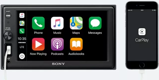 Sony XAV-AX1000 2 DIN Autoradio Bluetooth MP3 USB iPhone CarPlay LCD