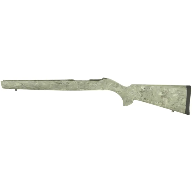 Hogue OverMolded Rubber Stock Fits Rug 10/22 .920" Diameter Barrel Ghillie Green