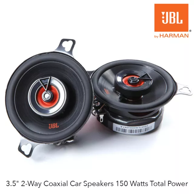 JBL CLUB 322F - 8 cm 3,5" 2-Wege Koaxial Auto Lautsprecher 150 Watt Gesamtleistung