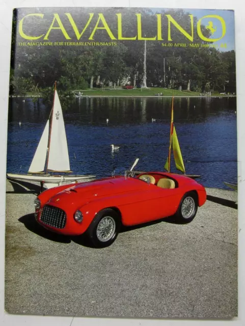 CAVALLINO FERRARI Sport Car ENTHUSIASTS Magazine APR/MAY 1988 No. 44