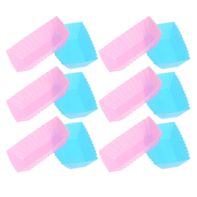 24 piezas envolturas de cupcake moldes para hornear compartimento de accesorios recubrimiento papel regalo bebé