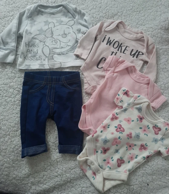 baby girls newborn bundle jeggings bodysuit vests tshirt whinnie the pooh