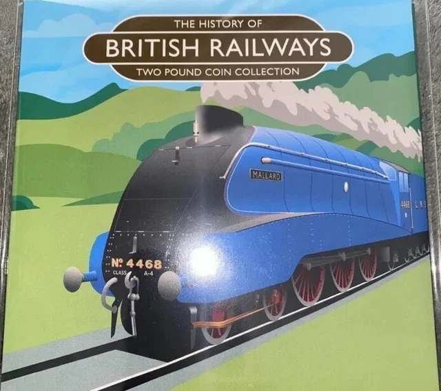 2023 Isle Of Man British Railways £2 Bu Coin Collection💥Stunning Set