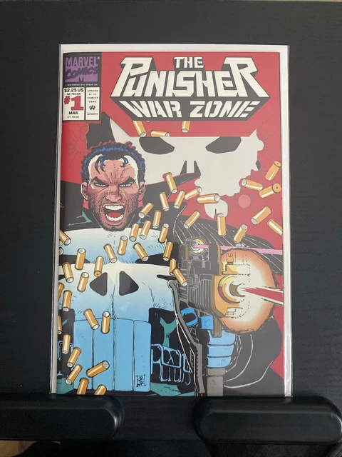 The Punisher: War Zone #1 Newsstand Die-Cut Cover (1992-1995) Marvel Comics
