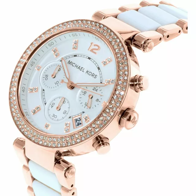 Montre Femme Michael Kors Parker MK3192 - Bracelet Acier Doré Rose