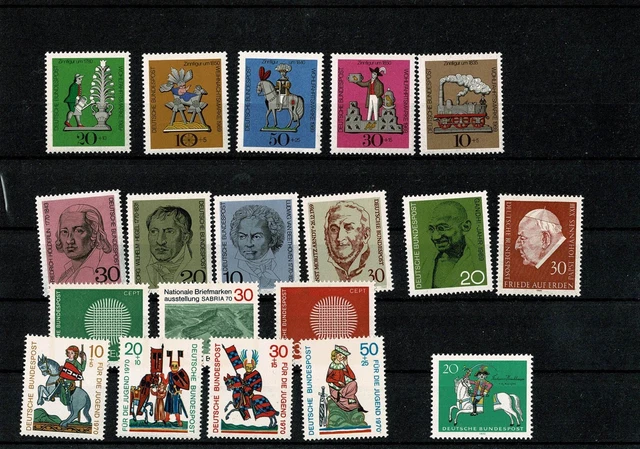 Briefmarkensammlung Bundesrepublik Deutschland, BRD, postfrisch