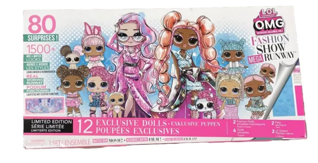 L.O.L. Surprise! Fashion Show Mega Runway-12 Exclusive Dolls with 80 Surprises