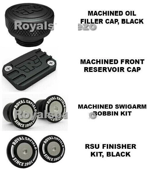 Royal Enfield Interceptor 650 & Continental GT 650 Accessoires Combo Pack de 4