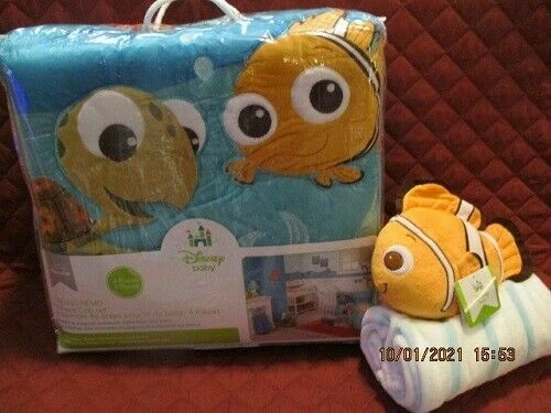 Disney Baby Finding Nemo 6-Pc Crib Bedding Set *New*