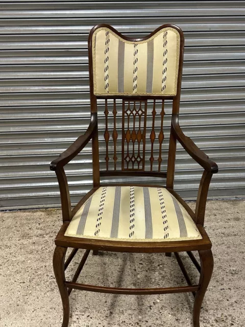 Stunning Late 19th Century Mahogany Armchair