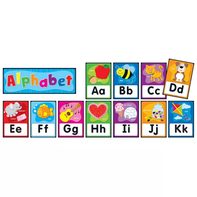 Carson Dellosa Education Alphabet Quick Stick Bulletin Board Set, 27 Pieces