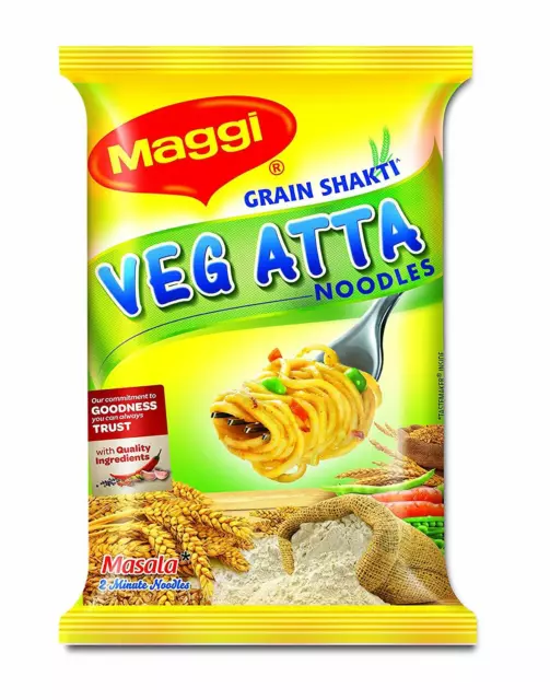 MAGGI Veg Atta Noodles, 80g Each (Pack of 10) free shipping world