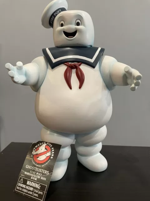 Ghostbusters Stay Puft Marshmallow Man 11 in Coin Bank Diamond Select Toys 2009