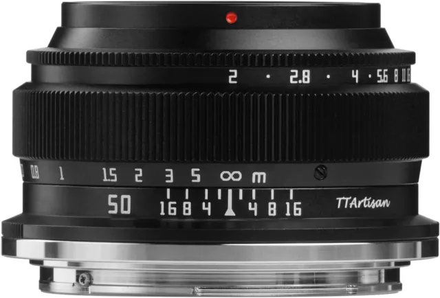 TTartisan 50mm F2 Manual Focus Full-Frame Lens For Nikon Z-mount Z50 ZFC Z7 Z6II