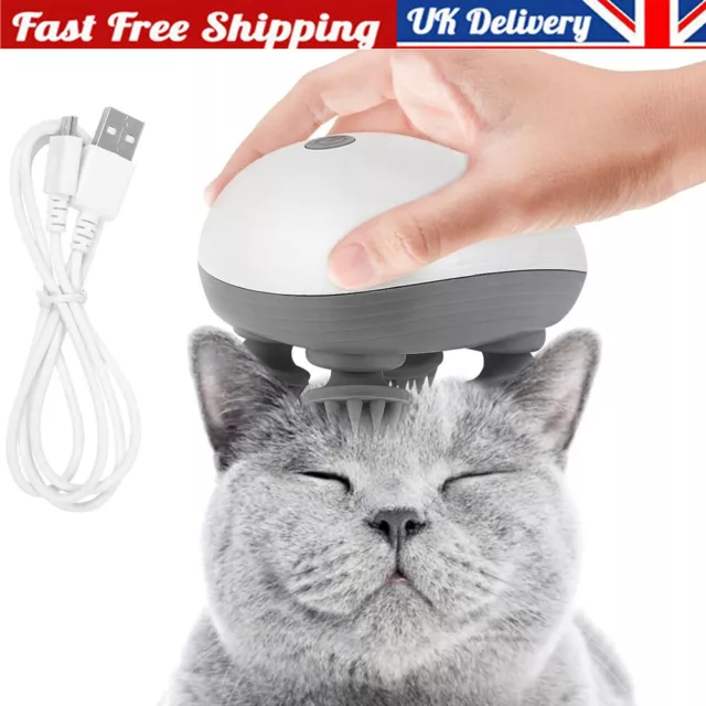 Electric Scalp Massager 5 Modes Pet Head Massager Scalp Hair Growth Portable New