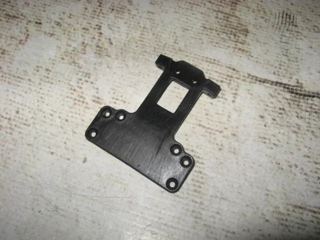 RC Associated B4 T4 SC10 Series Rear Chassis Plate Plastic Black (1) 9570 Used
