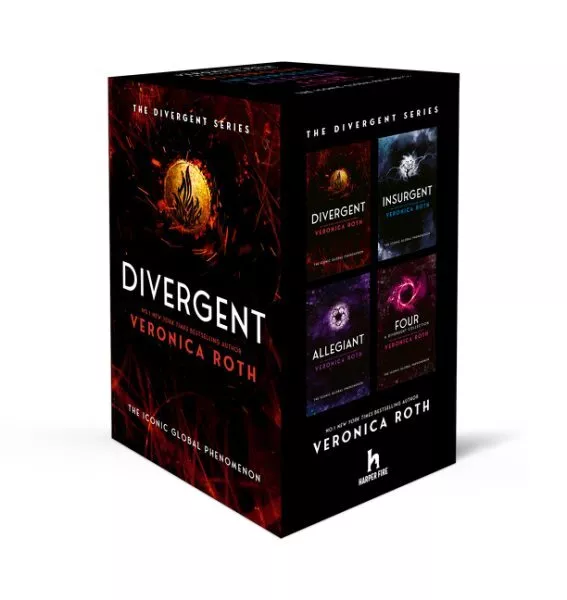 Divergent Series Box Set (books 1-4) by Roth, Veronica, Like New Used, Free P...