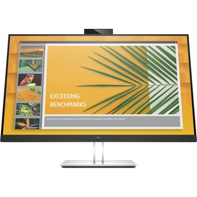 HP E27d G4, LED-Monitor 69 cm(27 Zoll), schwarz/silber, QHD, Webcam, IPS, USB-C