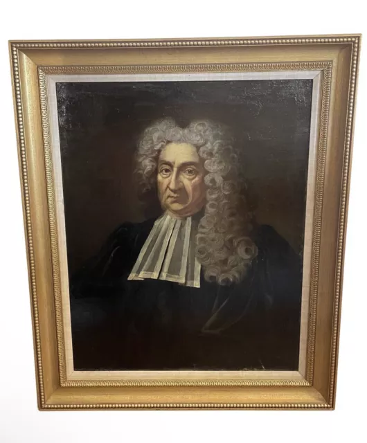 Antique Late 17th to Early 18th Century Dutch School Portrait Painting