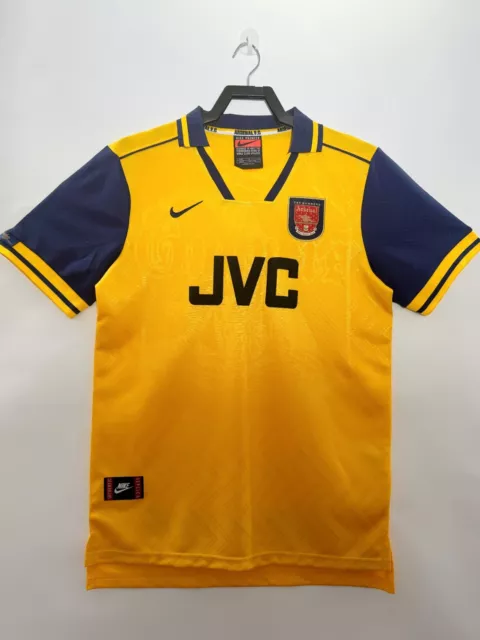 Vintage Football Shirt Arsenal 1996-97 Retro Away Shirt, New